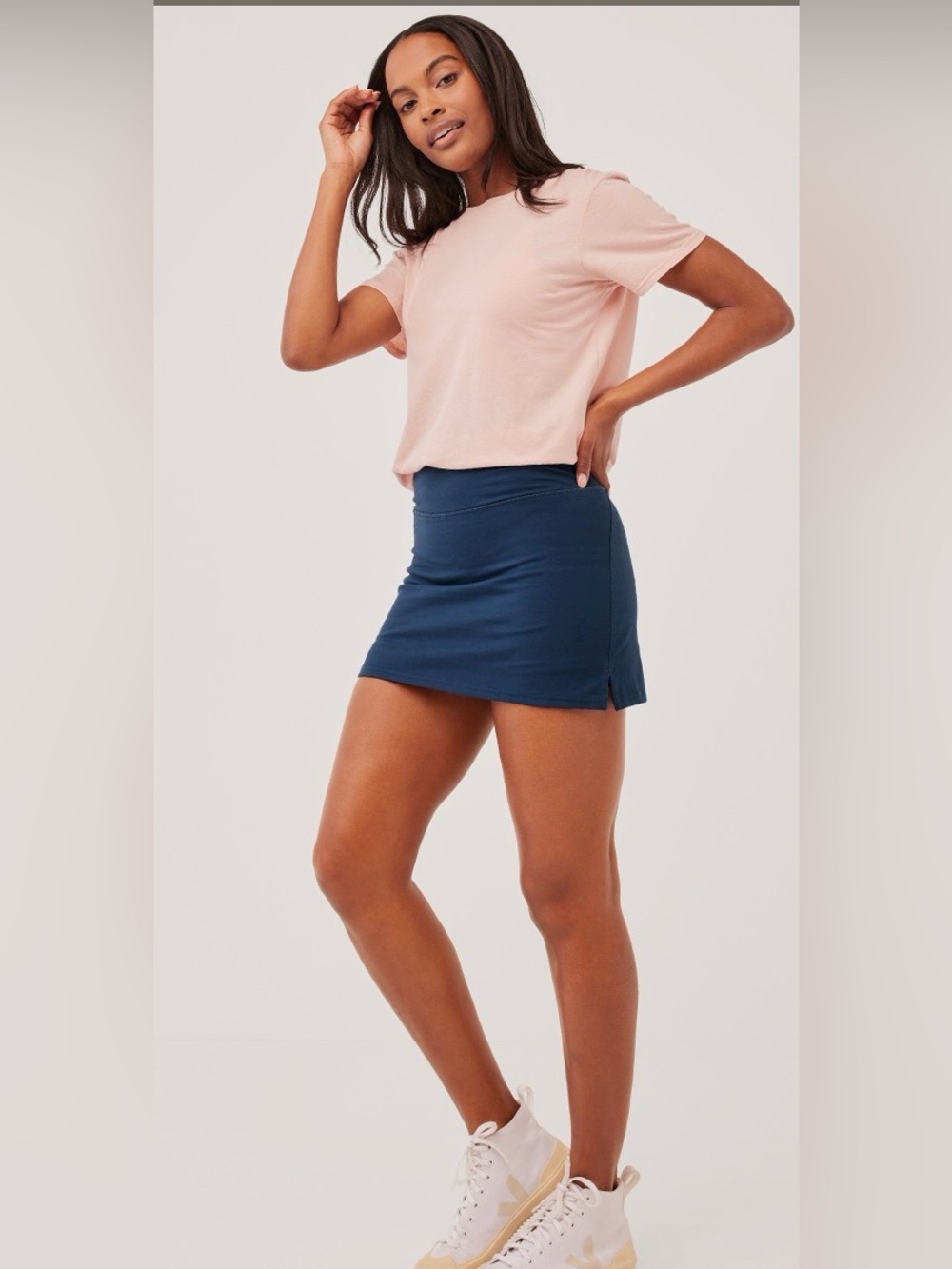 Pact Women's PureActive Pocket Skort Navy